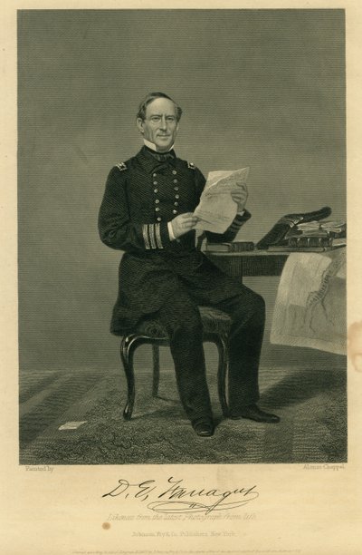 "Adm. David Farragut" (Unie) door Alonzo Chappel
