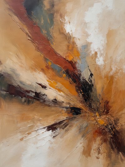 Vurige abstracte uitbarsting door Alpenglow Workshop