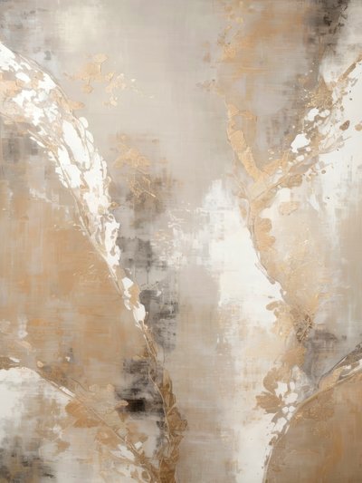 Gouden abstracte stroming door Alpenglow Workshop