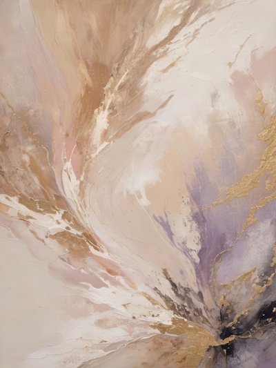 Gouden vloeiende abstractie door Alpenglow Workshop