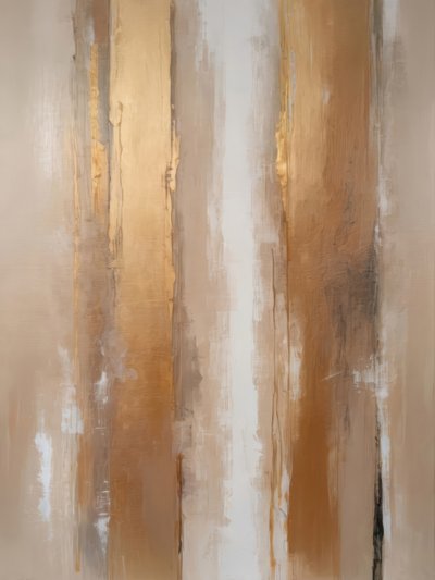 Goudkleurig verticaal abstract door Alpenglow Workshop