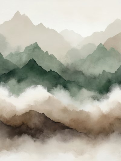 Misty Mountain-lagen door Alpenglow Workshop