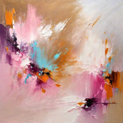 Levendige abstracte uitbarsting door Alpenglow Workshop