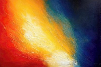 Levendige abstracte kleurenuitbarsting door Alpenglow Workshop