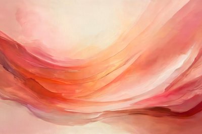 Warme abstracte golven door Alpenglow Workshop