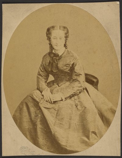 Pauline de Metternich, geboren Pauline Sander door Alphonse J. Liébert