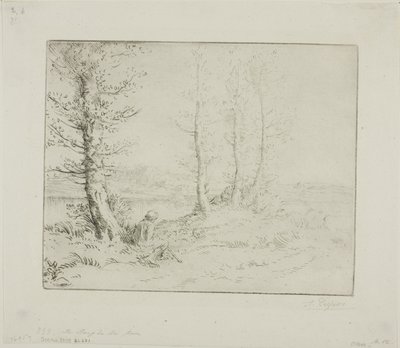 Langs de rivier door Alphonse Legros