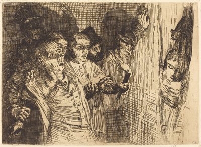 Zwarte Kat Le chat noir door Alphonse Legros