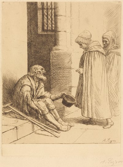 Naastenliefde door Alphonse Legros