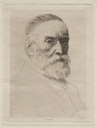 G. F. Watts door Alphonse Legros