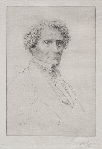 Hector Berlioz door Alphonse Legros