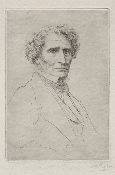 Hector Berlioz door Alphonse Legros