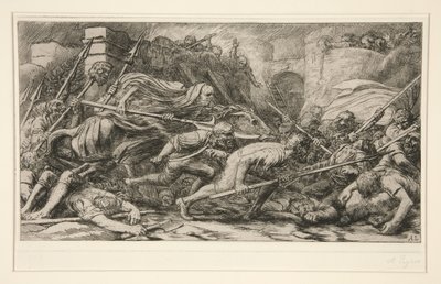 De Triomf van de Dood: Na de Strijd door Alphonse Legros