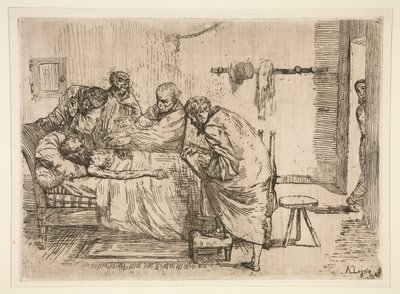 De feiten in het geval van M. Valdemar door Alphonse Legros