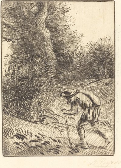 De kleine dolende Jood door Alphonse Legros