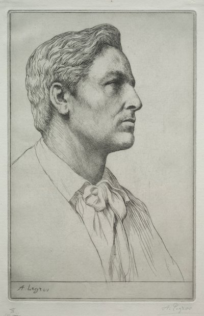 Portret van Sir Charles Holroyd door Alphonse Legros