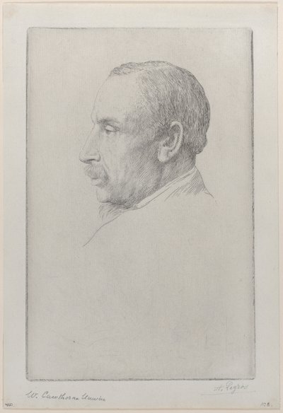 Portret van William Cawthorne Unwin, 1892 door Alphonse Legros