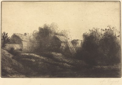 Herinnering aan mijn dorp Souvenir de mon village door Alphonse Legros