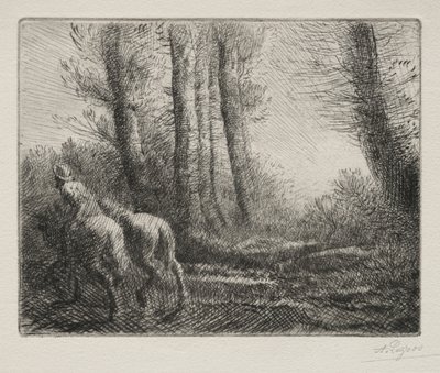 Terugkeer van het land bewerken door Alphonse Legros