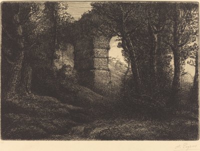 Ruïnes van een Oud Aquaduct (Ruine d