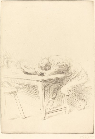 Siësta van een Arbeider Sieste d