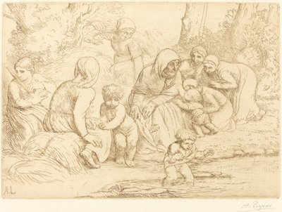 Zomer door Alphonse Legros
