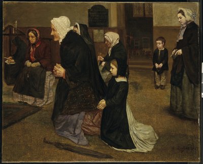 De Angelus, 1859 door Alphonse Legros