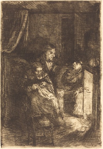 De Haard door Alphonse Legros