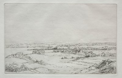 De weide bij het meer (La Plaine Près Du Lac) door Alphonse Legros