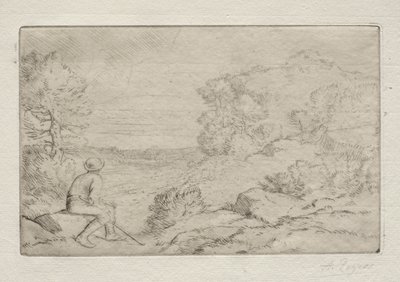 De Rotsen door Alphonse Legros