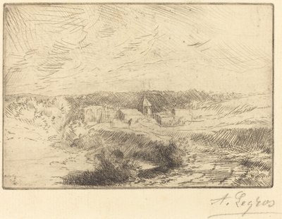 Dorp Wimille, nabij Boulogne door Alphonse Legros