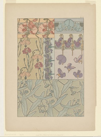 Documents Decoratifs: Plaat 41 door Alphonse Mucha