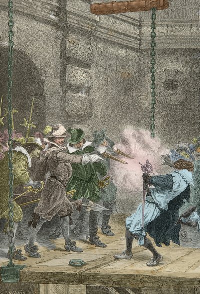 Moord op Concino Concini door Alphonse Marie de Neuville