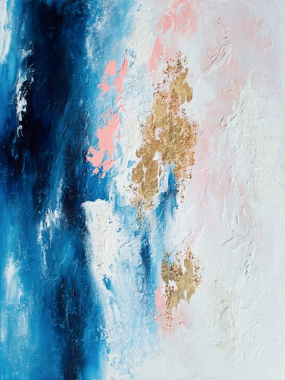 Azure Gold Currents door Alyson Storms