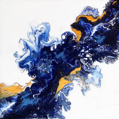 Blue Gold Flow door Alyson Storms