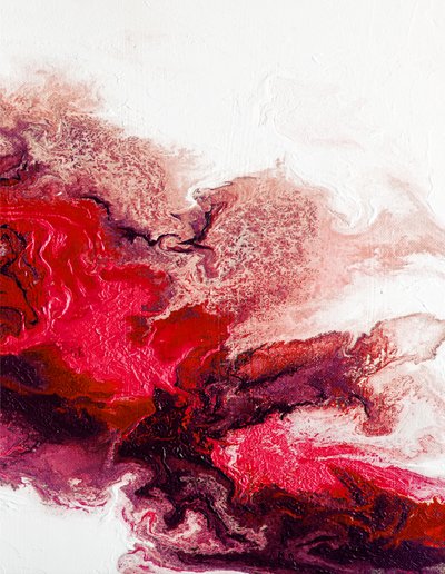 Crimson-vloeistofstroom door Alyson Storms