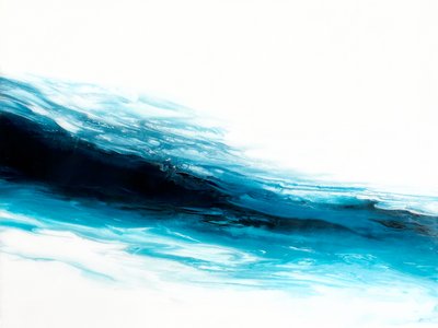 Diepblauwe stroom door Alyson Storms