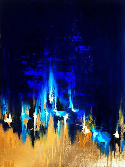 Gouden stadsgloed door Alyson Storms