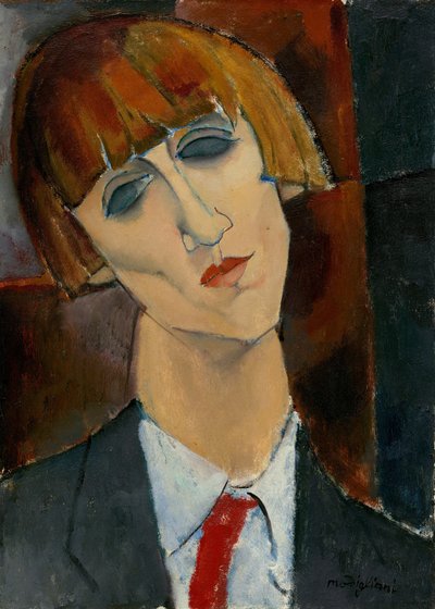 Madame Kisling, ca. 1917 door Amedeo Modigliani