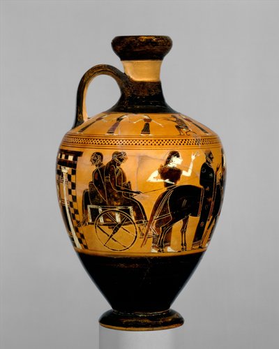 Lekythos, ca. 550-530 v.Chr. door Amasis Painter