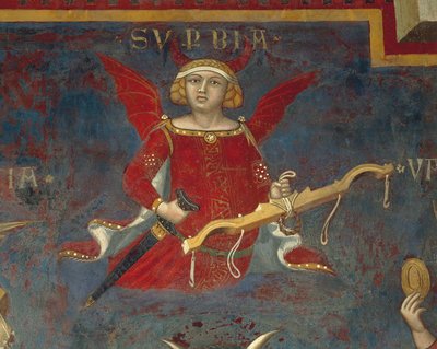 Allegorie van slecht bestuur (detail) door Ambrogio Lorenzetti