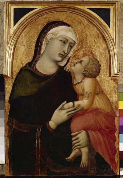 Maagd en Kind door Ambrogio Lorenzetti