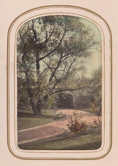 Carte-de-visite album van Central Park Views, 1860s door Ambrose Jackson