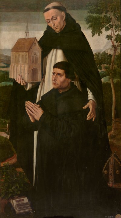 St Thomas en een donor door Ambrosius Benson
