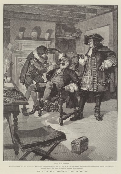Voor Geloof en Vrijheid, door Walter Besant door Amedee Forestier