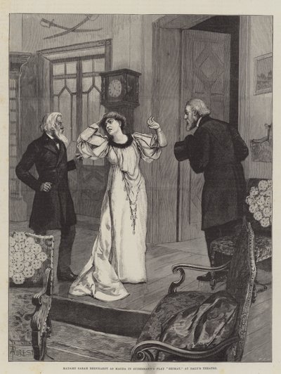 Madame Sarah Bernhardt als Magda in Sudermann