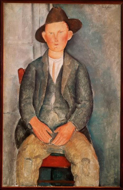 Boerenjongen door Amedeo Modigliani