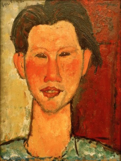 Portret van Chaim Soutine door Amedeo Modigliani