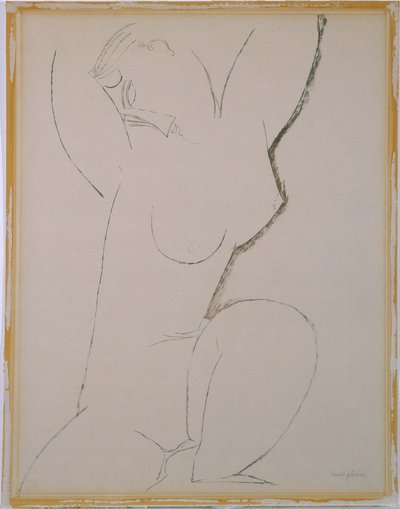 Kariatide door Amedeo Modigliani
