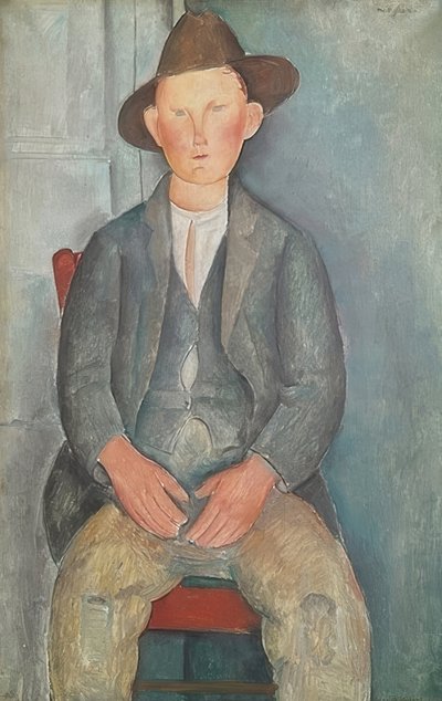 De kleine boer door Amedeo Modigliani